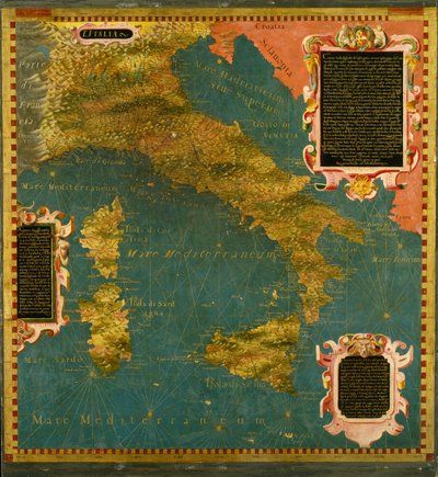 Italy by Stefano Bonsignori 1589